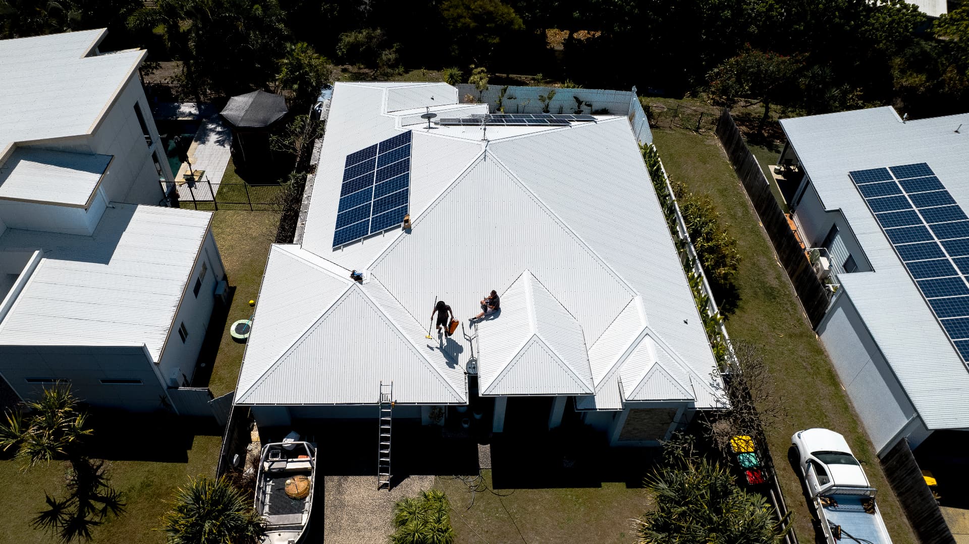 Sunshine Coast home after professional exterior cleaning
